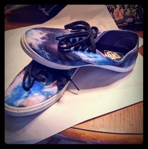Galaxy/Nebula Unisex Lace-up Vans
